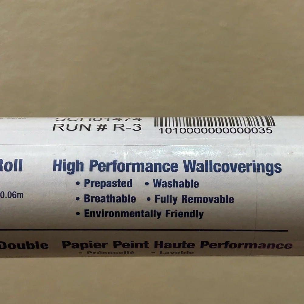 2 Chesapeake Wallpaper rolls, Navy Camping Quotes (56.4 sq. ft. Per roll),